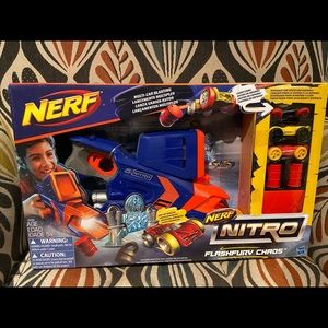 Brand New! NERF Nitro Flashfury Chaos Set